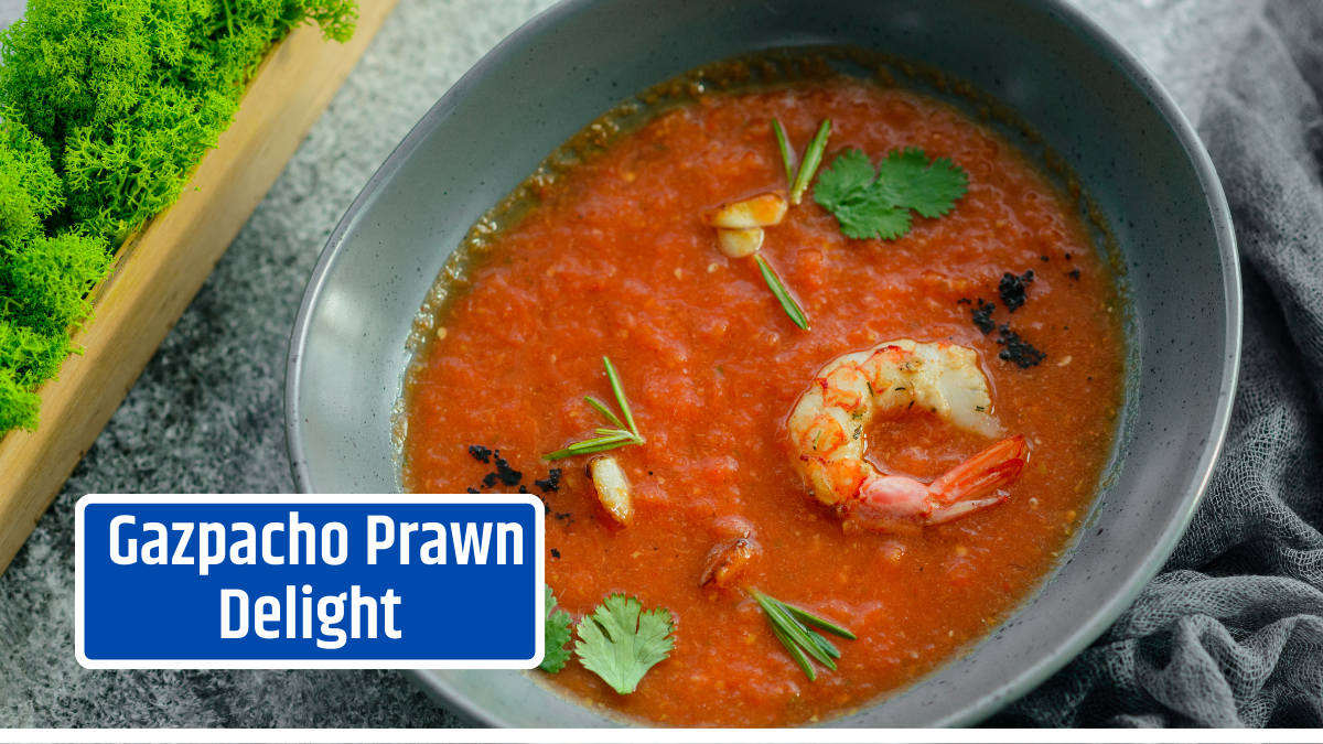 Chill Out with Gazpacho Prawn Delight