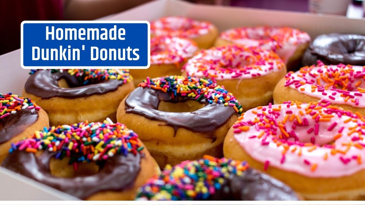 Homemade Dunkin' Donuts