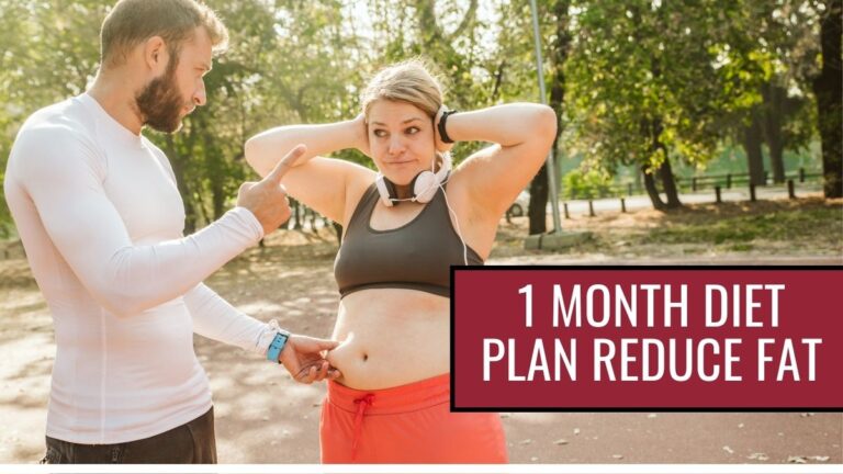 One Month Diet Plan to Reduce Belly Fat